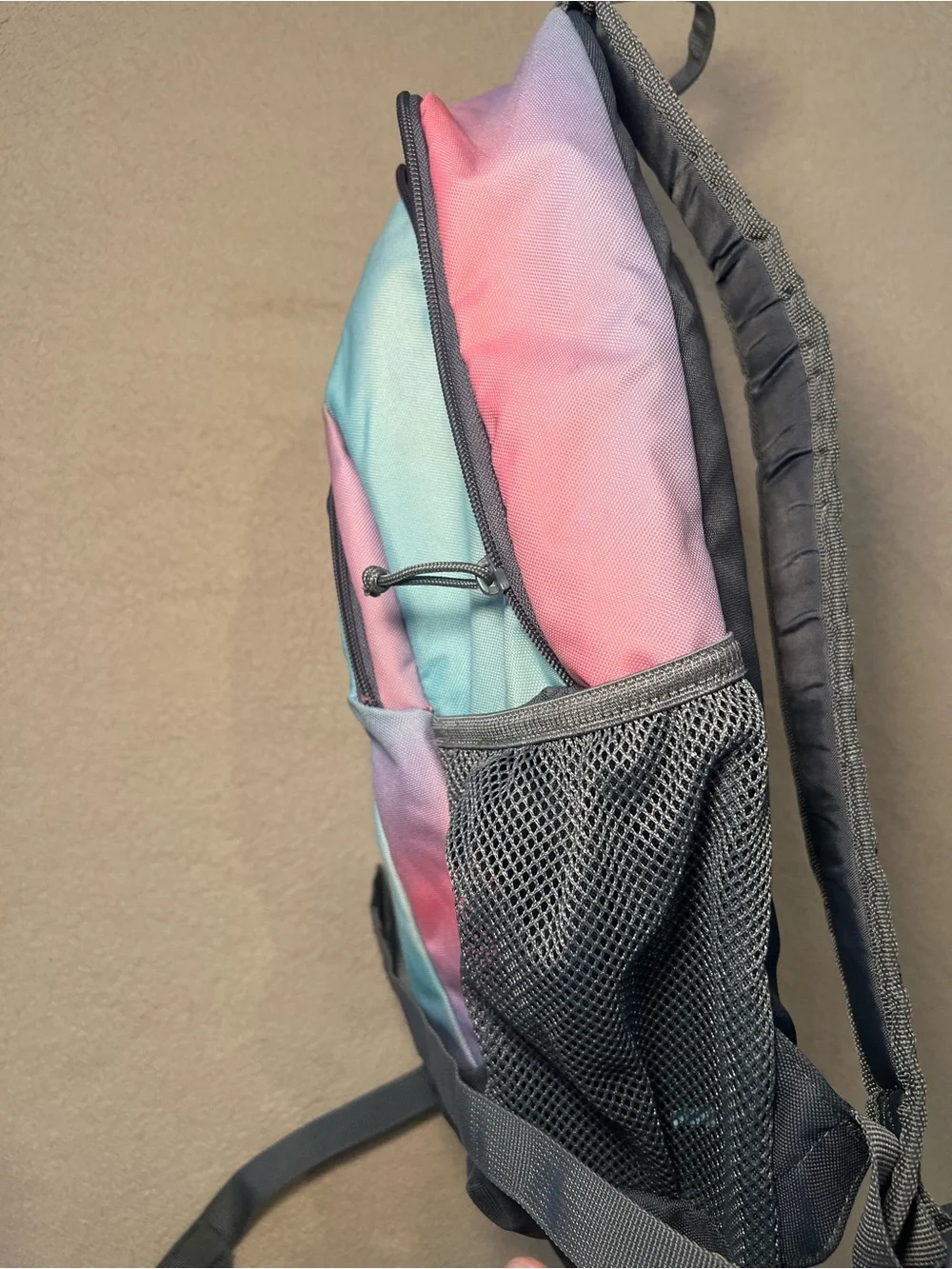 adidas Kids Pastel Pink & Teal Ombre Backpack